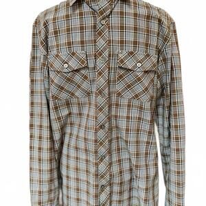 Banana Republic Men’s Brown Plaid, Button Down Shirt, Size M